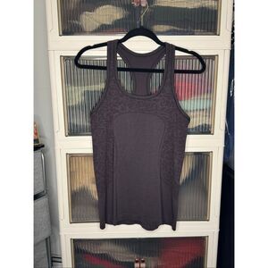 Lululemon Swiftly Tech Racerback Tank, Black Cherry, 8, EUC